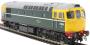 Class 33/0 D6518 in BR green with full yellow ends