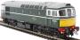 Class 33/0 D6540 in BR green with small yellow ends