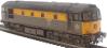 Class 33/0 33025 in BR Civil Engineers 'Dutch' grey and yellow - weathered in de-named condition