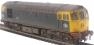Class 33/0 33023 in BR blue with grey roof and orange cantrail stripe - weathered
