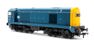 Class 20/0 20158 in BR blue with headcode box