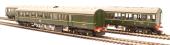 Class 117 3 car suburban DMU in BR green with speed whiskers - Digital sound fitted