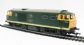 Class 35 Hymek D7097 in BR green with yellow ends