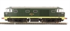 Class 35 Hymek D7026 in BR green with small yellow panels
