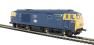 Class 35 Hymek D7070 in BR blue with full yellow ends