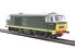 Class 35 Hymek D7054 in BR two tone green with yellow warning panels
