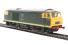Class 35 Hymek D7076 in BR green with full yellow ends