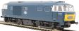 Class 35 'Hymek' D7004 in BR blue with small yellow panels
