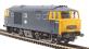 Class 35 'Hymek' D7058 in BR blue with full yellow ends