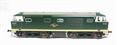 Class 35 Hymek D7039 in BR green with white cab and yellow warning panel