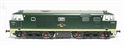 Class 35 Hymek D7039 in BR green with white cab and yellow warning panel