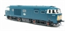 Class 35 Hymek D7040 in BR blue with white cab and yellow warning panel