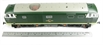 Class 35 Hymek in BR 2 tone green without yellow panel. Ltd ed of 125 pcs. O gauge
