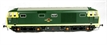 Class 35 Hymek in BR green with full yellow ends. Ltd ed of 125 pcs. O gauge