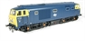 Class 35 Hymek in BR blue with full yellow ends. Ltd ed of 125 pcs. O gauge