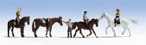4 horses (3 mounted) & 1 trainer