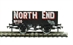 7 plank end door wagon in North End livery No110