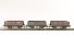 Pack of three 5 plank private owner wagons - weathered