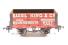 7 Plank Fixed End Wagon 5 in 'Bassil King & Co.' Red Livery - Limited Edition for Buffers