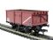 16 ton steel mineral wagon without top flap doors in BR bauxite livery