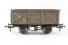 16 Ton steel mineral wagon in BR grey without top flat doors B25311 - weathered