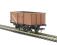 16 ton steel mineral wagon without top flap doors in BR bauxite