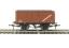 16 ton steel mineral wagon without top flap doors in BR bauxite