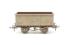 27 Ton steel mineral chalk tippler wagon in BR grey - B381293 - weathered