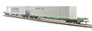 Intermodal bogie wagon with 2 x 45ft containers in Maersk livery