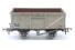 16 Ton pressed end door steel mineral wagon in BR grey B38751 - weathered