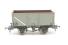 16 Ton slope sided rivetted side door mineral wagon in BR grey B8128