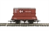 3-plank wagon with BD container in BR bauxite livery