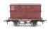 Conflat wagon with BD container in BR crimson B705549