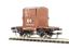 Conflat wagon in BR bauxite with A Container in BR bauxite Door to Door livery