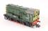 Class 08 Shunter D3406 in BR Green - separated from set
