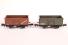 Set of two 16T Mineral Wagons in BR Olive and Bauxite - separated from train set