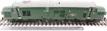 Class 37/0 in BR green with small yellow panels and split headcode boxes - unnumbered