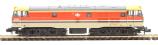 Class 31 97204 in BR research grey and red
