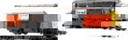 Class 37/5 37513 in Loadhaul black and orange