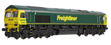 Class 66/5 66515 Freightliner Green Diesel Locomotive
