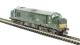 Class 37 D6827 in BR Green with Centre Headcode (weathered)