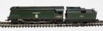 Streamlined Battle of Britain class 4-6-2 34064 "Fighter Command" in BR green with late crest