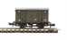 ZRV 12 ton ventilated van with planked sides DB761319 in Olive Green