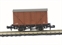 10 Ton planked side insulated box van  B872042 in BR bauxite