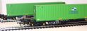 Twinset Intermodal bogie wagons with 45ft containers "Consent Leasing"
