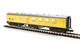 Mk1 gauging generator & staff coach in Network Rail yellow