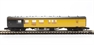 MkI Structure Gauging Train main data coach in Network Rail yellow