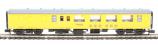 Mk 2 BSO brake second open in Network Rail yellow