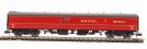 BR Mk I TPO W80301 in BR Royal Mail Red (with side lights)