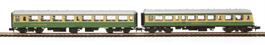 BR 'Highlander' Coach Pack Mk2 TSO & Class 101 DTCL BR Highland Rail Green & Cream